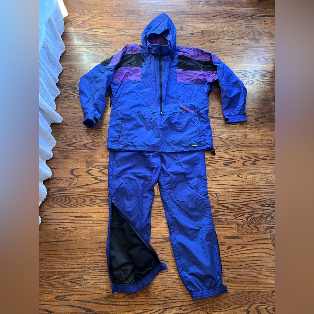 Blue and Purple Men's Jacket and Pants Set LLBean by SUNBUSTER